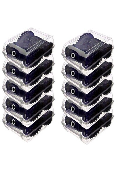Lumindra Transparent shoe storage box 10-piece boot box gnd