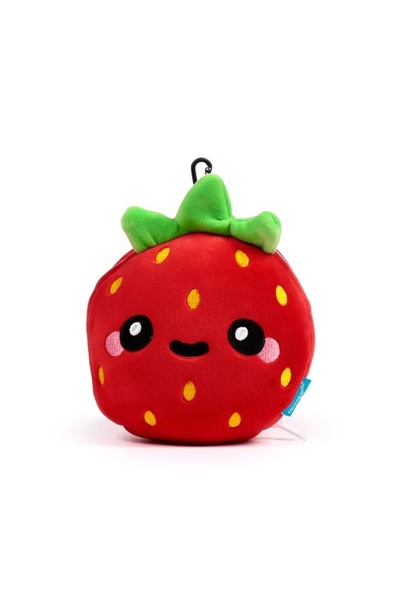 Relaxeazzz Çocuk Seyahat Yastığı ve Göz Maskesi-Foodiemals Elidi The Strawberry