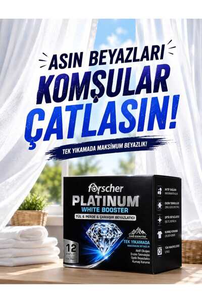 Genel Markalar Platinum White Booster - Tül, Perde ve Çamaşır Beyazlatıcı (12...