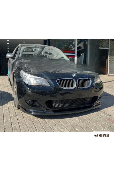KitGaraj BMW E60 M-Tech Piano Black Ön Lip (Plastik) Boyalı