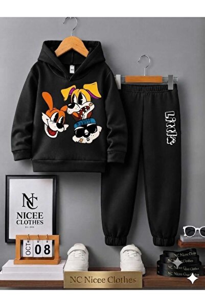 NC Nicee Clothes Children's Tracksuit Unisex (Three Dogs Printed Winter Wear)
