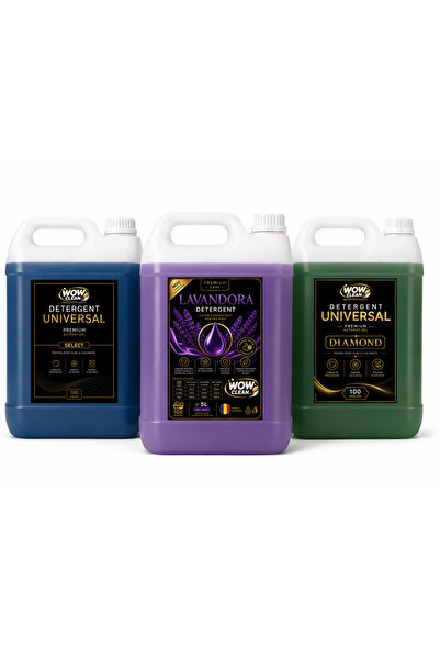 wowclean.ro Set Detergent – 3 x 5 litri