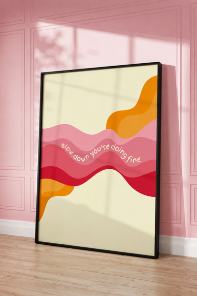 NT Handmade Natural Wood Framed Motivational Retro Colorful Modern Decorative...