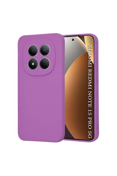 Techsuit Husă pentru Xiaomi Redmi Note 15 Pro 5G, SoftFlex, mov - mov