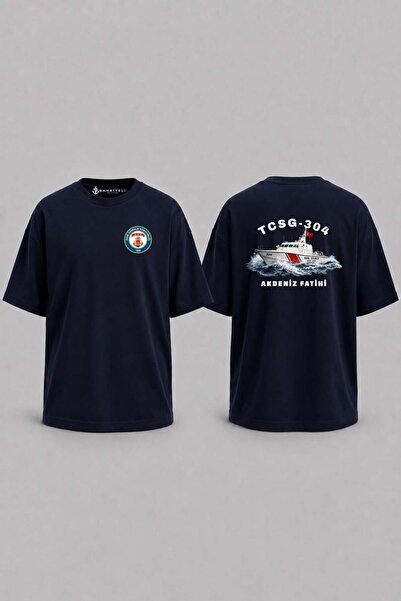 Bahriyeli Collection Oversize Tcsg-304 between the Waves V2 Pocket and Back P...