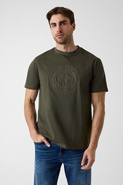 Guess Nakışlı Logolu T-Shirt M6YI52K4238