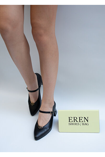 Venüs 1437 Eren Shoes&Bag Haiki Leather Strap Buckle Detailed Women's Daily C...