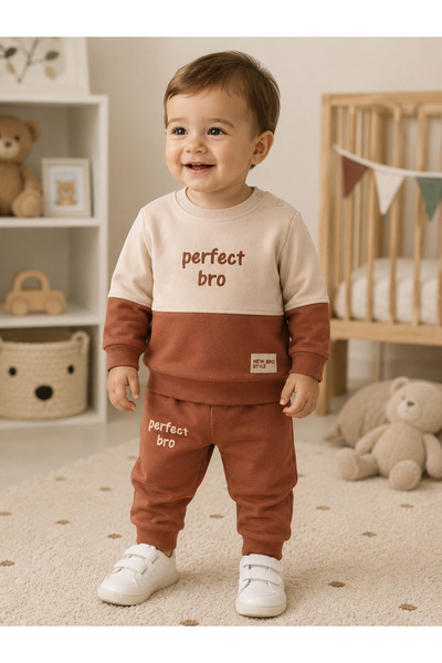 buzy kids concept Text Printed Boys' Seasonal 2-Piece Set 9 Months-2 Years Old