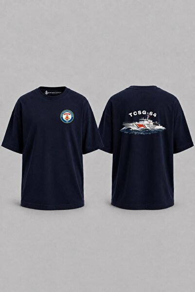 Bahriyeli Collection Oversize Tcsg-64 between the Waves V2 Pocket and Back Pr...