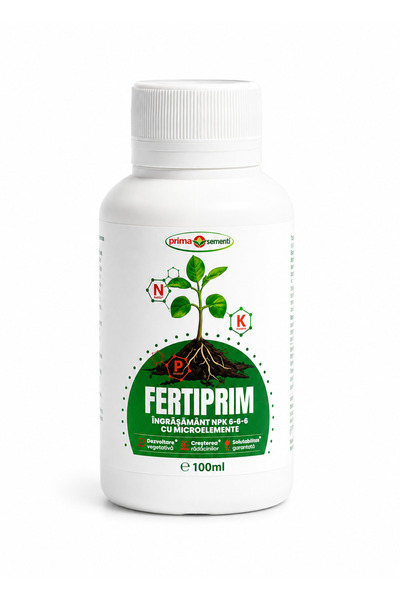 Prima Sementi Fertiprim – Ingrasamant NPK 8-8-8 cu Microelemente Chelate, Apl...