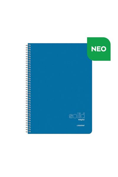LOGIGRAF Solid Digital Τετράδιο Σπιράλ Wirelock B5/17Χ25 3Θ 90Φ/70gr (4313)