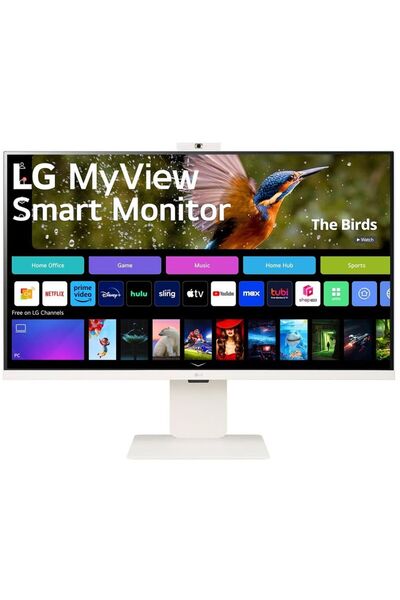 LG Akıllı Monitör 32″ Düz, 4K UHD, IPS Paneli, HDR10, WebOS, USB-C, Web Kamer...