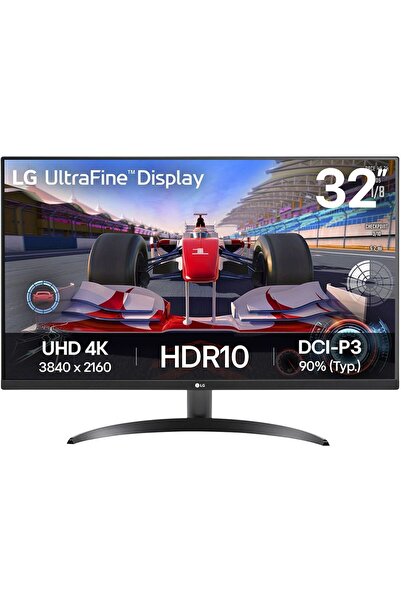 LG Ultra Fine Monitör 32″ Düz, UHD 4K, HDR10, VA Panel (32UR500K-B)
