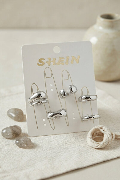 callerrons accessories Silver Color Brass Bohemian Ring Combination Byk4269 -...