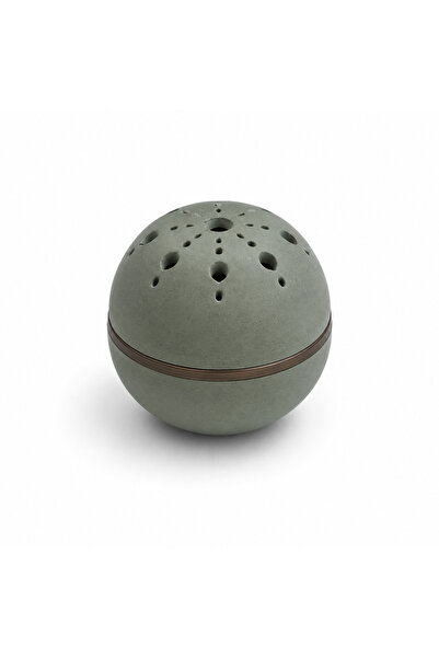 Fromes Küre Tütsülük Forest Green - Bronze Ring (Orman Yeşili Beton/Bronz Ren...