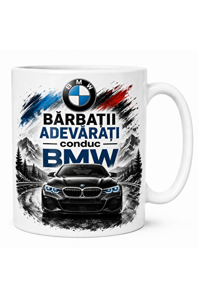 Generic Brand Cana personalizata pentru pasionati BMW „Barbatii adevarati con...