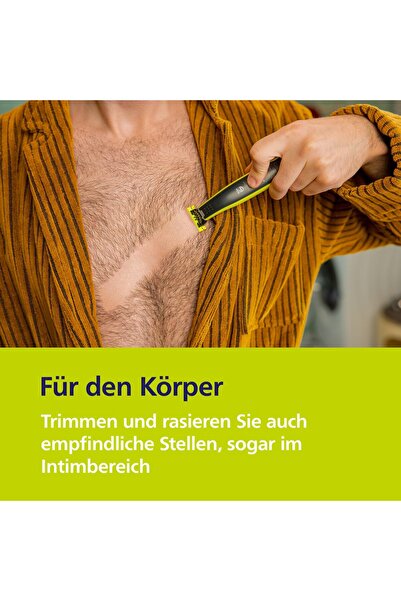 Philips OneBlade 360 Yüz ve Vücut - elektrikli tıraş makinesi(QP2834/31)