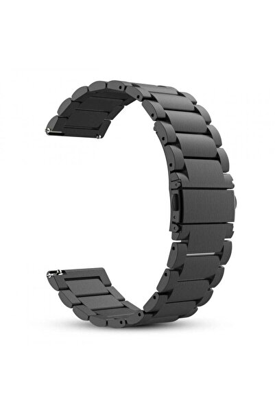 Techsuit Strap for Samsung Galaxy Fit3, Watchband (W010), silver - black