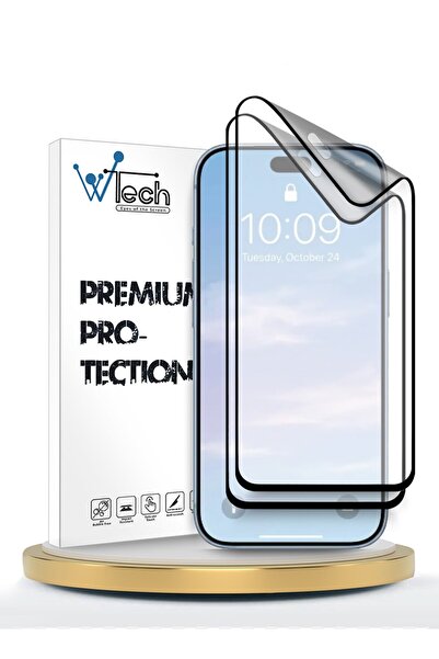 Wtech Apple iPhone 18 Pro 5G 2026 Premium Nano Ceramic Full Glue Full Cover M...