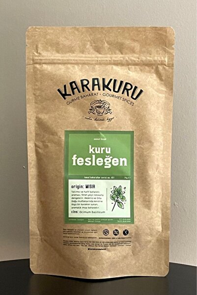 Kurutulmuş Fesleğen - 75g (Mısır)