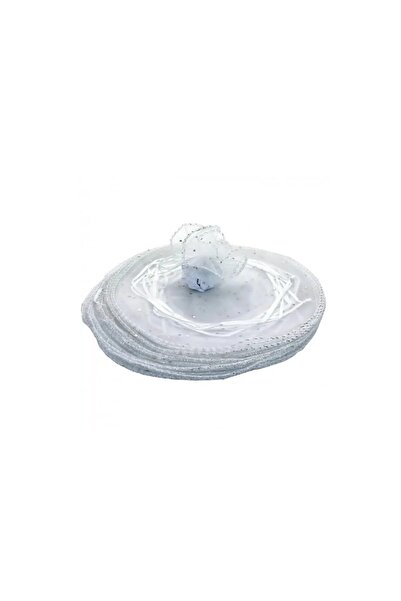 SARIGELİN HOME CONCEPT İpli Büzgülü Yuvarlak Tül Kese 100 Adet. Çap 26 Cm