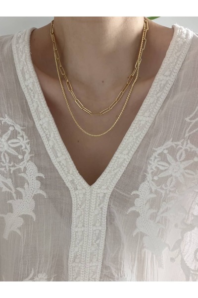 CHARMLUCKY Special Series 2-Piece Chain Necklace Combination