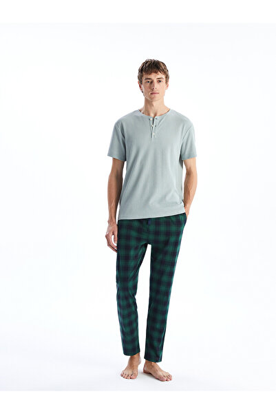 LC Waikiki Peak New Season Standard Fit Plaid Men's Pajama Bottoms