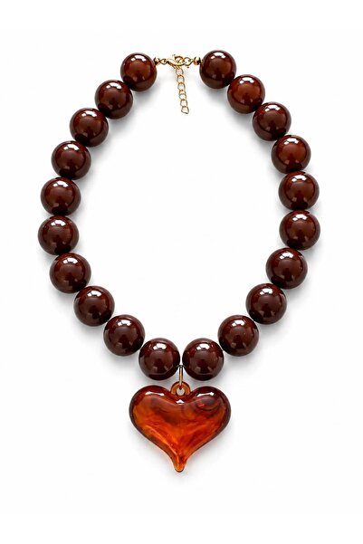 CHARMLUCKY Heart-Bead Necklace