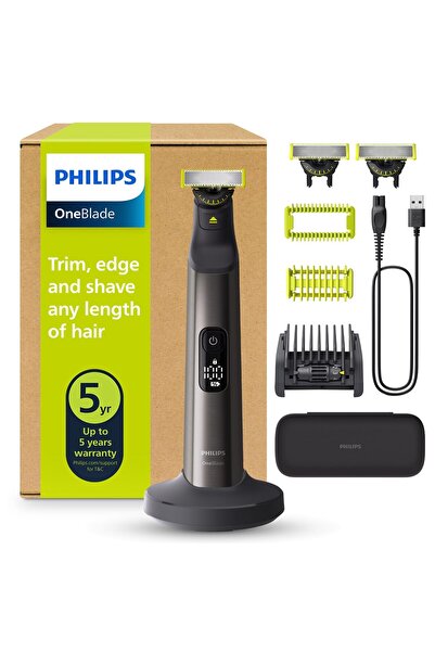 Philips OneBlade Pro 360 Yüz ve Vücut tıraş makinesi, düzeltici ve vücut bakı...