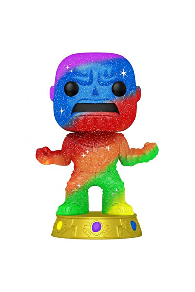 Funko بوب! سلسلة الفنانين: مارفل: ساغا إنفينيتي - ثانوس (RNBW/MT) (إكس كيو)