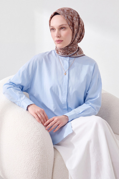 Silk Home لورينا - وشاح ناعم بنقشة بيزلي - بني 73162-06