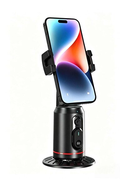 Generic Q02 360° Auto Face Tracking Phone Holder with Bluetooth Remote, Smart...