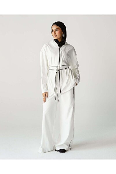 Glow White Belted Zip Set