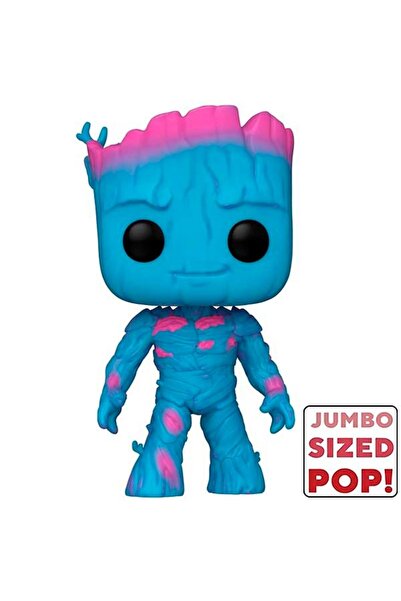 Funko Pop Jumbo! Marvel: Guardian of the Galaxy 3 - Groot (BLKLT)