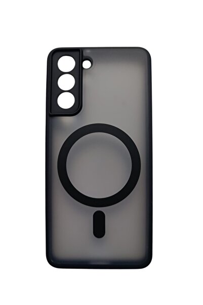 TEKNOMODA Samsung Galaxy S21 Kılıf Magsafe Uyumlu Lens Çevresi Korumalı Renkl...