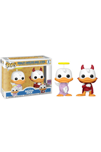 Funko بوب! ديزني: مجموعة دونالد داك المكونة من قطعتين (باستثناء)