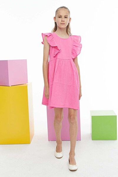 PAULMARK Girl's Ruffle Detailed Dress