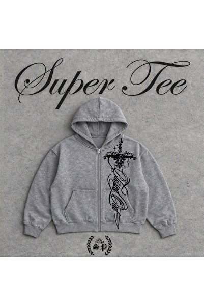 StartMore Zip-up SweatShirt Hırka baskılı hoodie Uzun kollu kapşonlu fermuarl...
