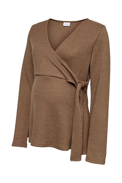 Mama Licious Top Normal geschnitten V-Ausschnitt Top