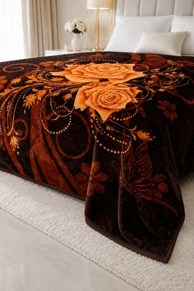 Bikaya Home Osotto Double Embossed Blanket |   Double Layer 220X240 cm |   7 ...