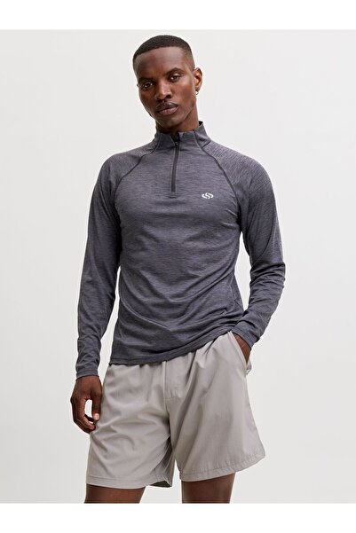 Jack & Jones Bluză tip hanorac cu insignă