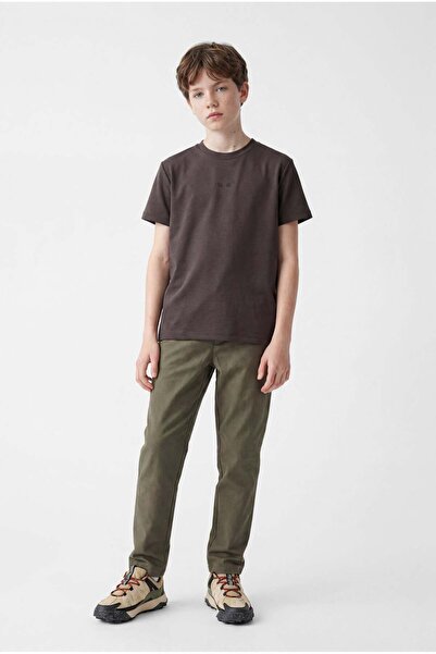 PAULMARK Boy's Regular Minimal Printed T-Shirt
