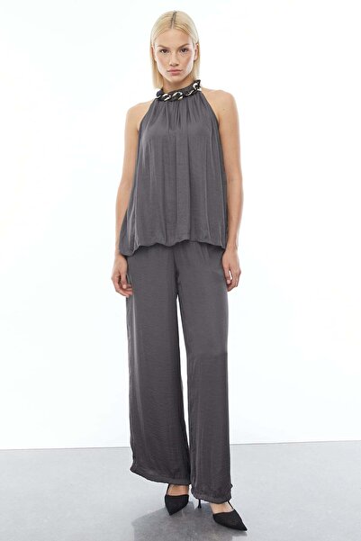 PAULMARK Elastic Waist Trousers