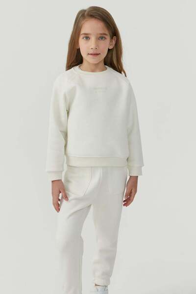 PAULMARK Girl's Basic Sweat Top