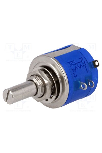 OEM Potențiometru axial SR PASSIVES POT2218M-1K, 1kΩ, bobinat, 2W, ±5%, 6,35m...