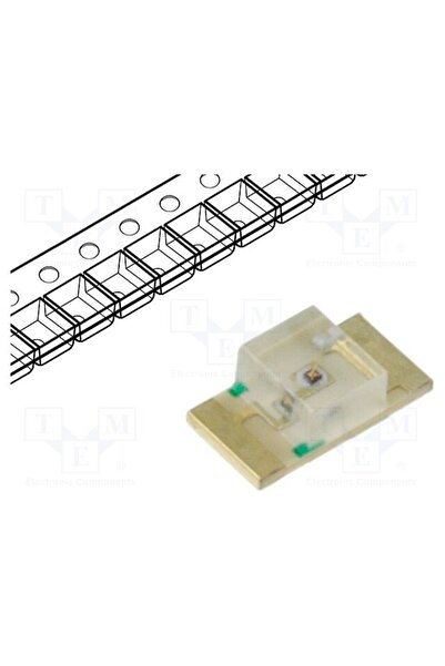 OEM LED KINGBRIGHT ELECTRONIC KPTR-3216SURCK, roșu, SMD, 1206, 40÷80mcd, 1,95...