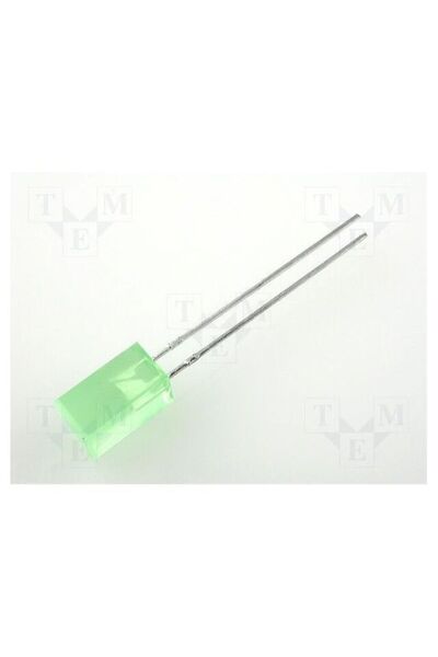 OEM LED KINGBRIGHT ELECTRONIC L-1553GDT, verde, pătrată, 5x5mm, 1÷5mcd, 110°,...