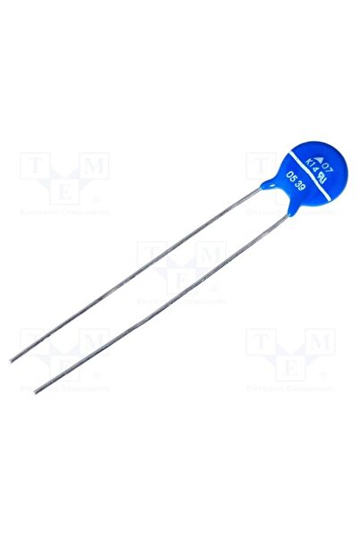 OEM Varistor cu oxid metalic TDK SIOV-S07K14, THT, 14VAC, 18VDC, 22V, 250A, Ø...