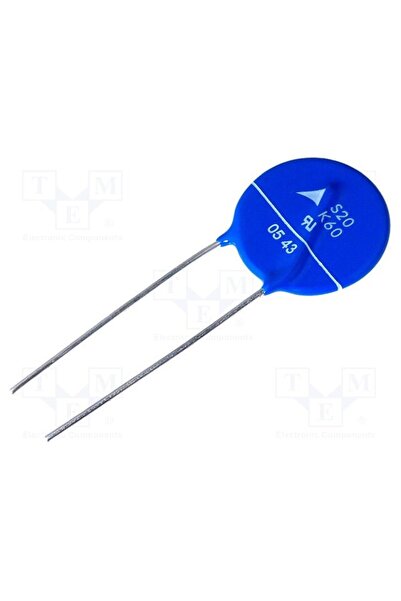 OEM Varistor cu oxid metalic TDK SIOV-S20K60, THT, 60VAC, 85VDC, 100V, 6500A,...