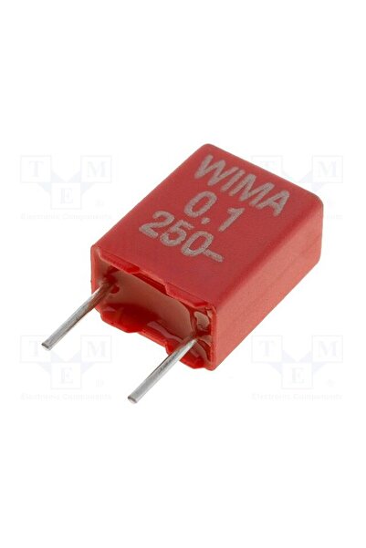 OEM Condensator cu poliester WIMA MKS2-100N/250, 100nF, 160VAC, 250VDC, 5mm, ...